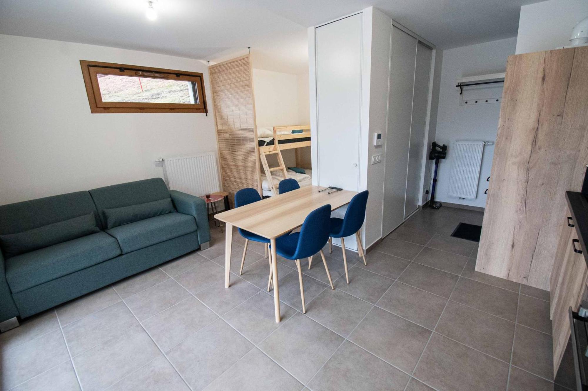 Dans Residence Neuve Le Snow Roc Sur Les Pistes, Grand Studio Cosy 5 Pers Avec Terrasse Panoramique, Sauna, Wifi Saint-Jean-d'Aulps Luaran gambar